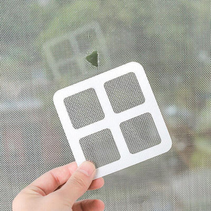 12x Fly Screen Net Repair Tape Patch Adhesive Door Curtain For Mending Holes Set - Aimall