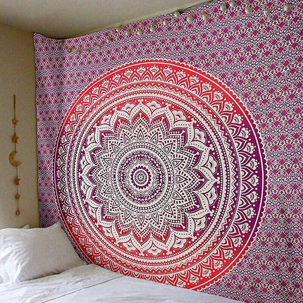 2M Large Indian Bohemian Wall Hanging Tapestry Mandala Tapestries Bedroom Decor - Aimall