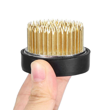 Round Flower Base Holder Spiky Frog Fixed Tool Floral Arrange For Ikebana Kenzan - Aimall