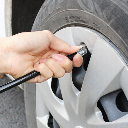 Air Tyre Inflator Pressure Meter Car Truck Tire Pump Hose Gauge Compressor Tools - Aimall