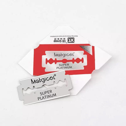 10-200 PCS Super Platinum Ultra Sharp Double Edge Cut Throat Razor Barber Blades - Aimall