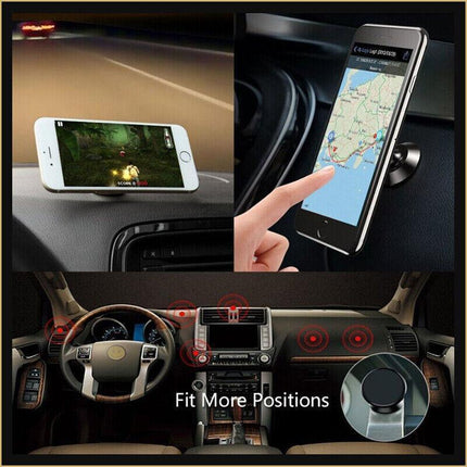 360° Rotating Magnetic Car Mobile Phone Holder Mount Stand Cradle For Phone GPS - Aimall