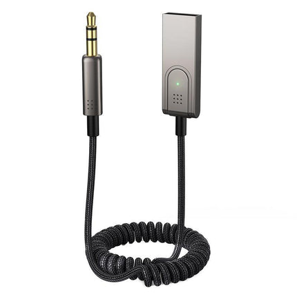 Wireless Bluetooth 5.0 Receiver Dongle Car AUX 3.5mm Adapter Cable Hot - Aimall