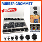 Auto Rubber Grommet Assortment Set 400 PCS Fastener Kit Blanking 7 Popular Sizes - Aimall