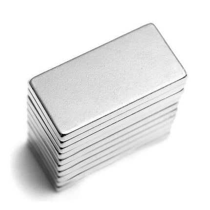 10PCS Super Strong Magnets Block Rare Earth Cuboid Neodymium 20mm × 10mm × 2mm - Aimall