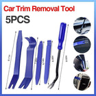 5PCS Car Trim Removal Tool Auto Hand Tools Pry Bar Dash Panel Door Interior Kit - Aimall