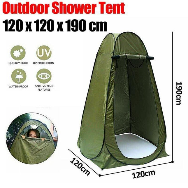 New Portable Pop Up Outdoor Camping Shower Tent Toilet Privacy Change Room AU - Aimall