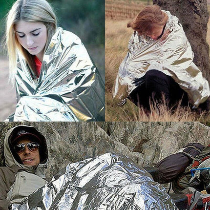 4x Space Blankets PREMIUM Thermal Emergency Survival Camping Rescue First Aid AU - Aimall