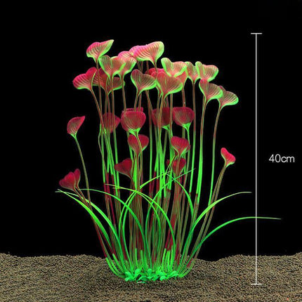 Aquarium 40cm Artificial Simulation Water Plants Fish Tank Plant Grass Decor AU - Aimall