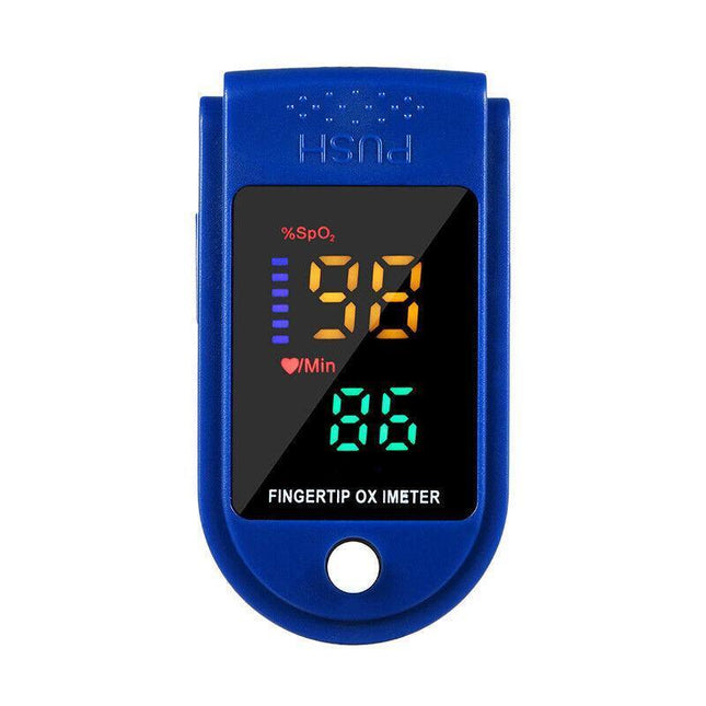 Professional Finger Pulse Oximeter Blood Oxygen Saturation Monitor Heart Rate AU - Aimall