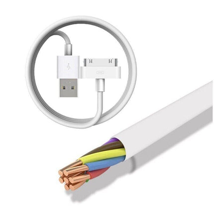 USB Data Charger Cable for Apple iPhone 4S 4 3GS iPod Touch iPad 2 3 Sync Cord - Aimall