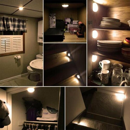 LED Motion Sensor Night Light Indoor Outdoor Battery Operated Stairs Hallway AU - Aimall