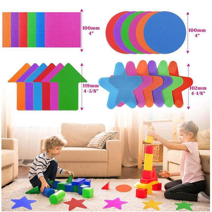 30x Carpet Spot Markers Sit Dot Circle For Classroom Easy Teach Tool Game AU - Aimall