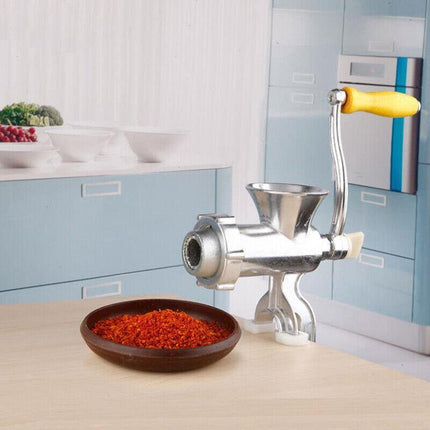 Manual Kitchen Meat Grinder Mincer Stuffer Table Hand Sausage Filler Maker AU - Aimall
