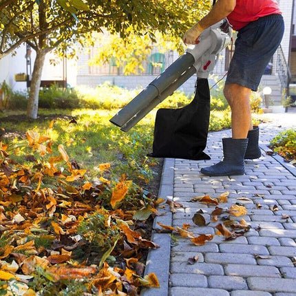 Black Zip Leaf Blower Vacuum Bag Replacement Garden Lawn Leaves Storage Bags AU - Aimall