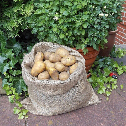 Sand Bag Flood Protection 84x36cm pk25 Control Hessian Sandbags With Tie - Aimall