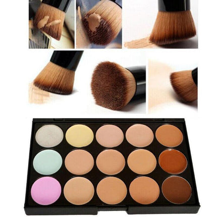 NEW 15Colours Contour Cream Concealer Kit Neutral Makeup Camouflage Palette SALE - Aimall