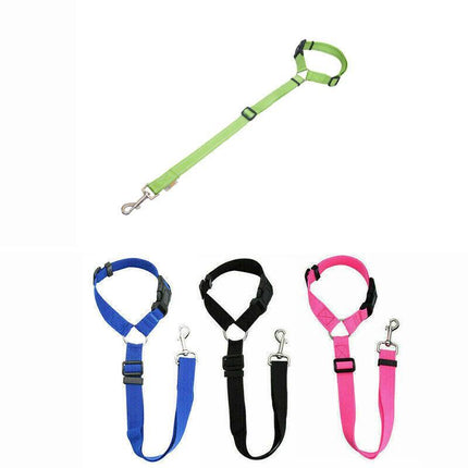 Dog Pet Safety Seat belt Clip for Car Vehicle Seatbelt Adjustable Harness LeadAU - Aimall