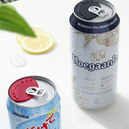 6PCS Beverage Can Lid Cap Soda Soft Drink Snaps Tops Cover Lock Sealer Protector - Aimall