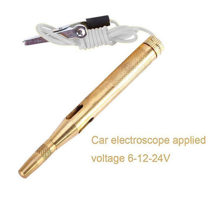 Auto Circuit Tester 6V 12V 24V Voltage Gauge Car Test Voltmeter Light Bulb new. - Aimall