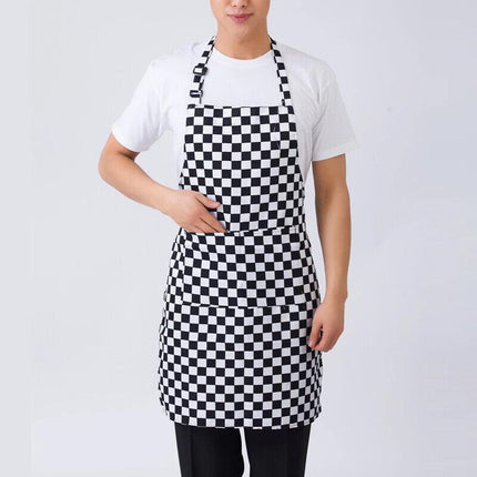 2PCS Apron with Pocket Chef Butcher Kitchen Restaurant Cook Wear COOKING&BAKING - Aimall