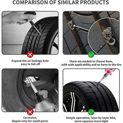 Vacuum Tyre Repair Nail Car Trucks Tire Puncture Repair Tubeless Rubber Nails AU - Aimall