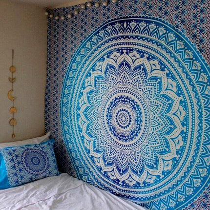 2M Large Indian Bohemian Wall Hanging Tapestry Mandala Tapestries Bedroom Decor - Aimall