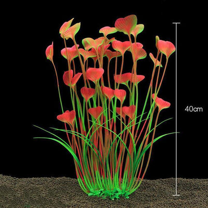 Aquarium 40cm Artificial Simulation Water Plants Fish Tank Plant Grass Decor AU - Aimall