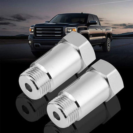 2X 45MM O2 02 OXYGEN SENSOR EXTENDER M18 x 1.5 CEL FIX EXTENSION SPACER ADAPTER - Aimall