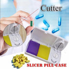 Pill Cutter Box Grinder Medicine Box Tablet Crusher Pill Splitter Storage Case - Aimall