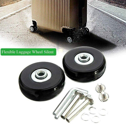 Luggage Suitcase Replacement Wheels Suitcase Repair OD 50mm Axles Deluxe + S'qk - Aimall