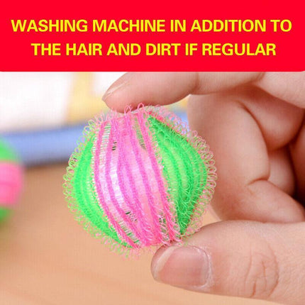 6PCS Wash Ball Grabbing For EA Lint Laundry Hair Cleaning Fluff Washing Machine - Aimall