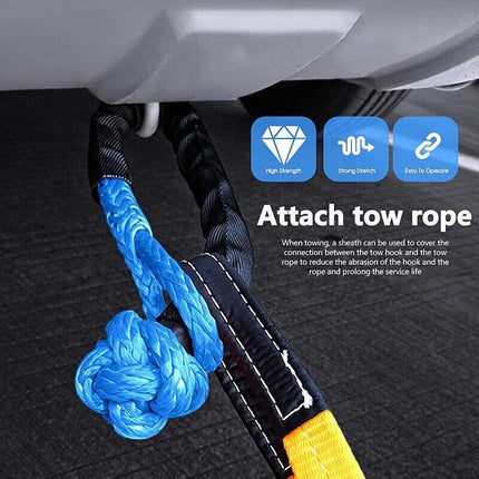Soft Shackle 55cm Recovery Gear Dyneema Winch Rope 16T(16,000kg) Heavy Duty AU - Aimall