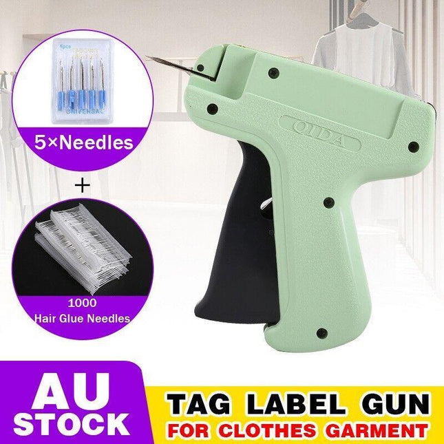 Clothes Garment Price Label Tagging Tags Gun Machine+1000 Glue Needles+5 Needles - Aimall