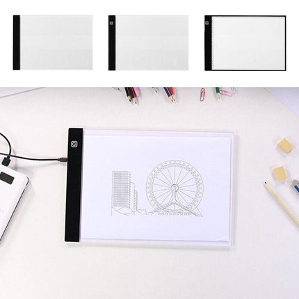 A4 LED Light Box Tracing Drawing Board Art Design Pad Copy Lightbox Day & Light - Aimall