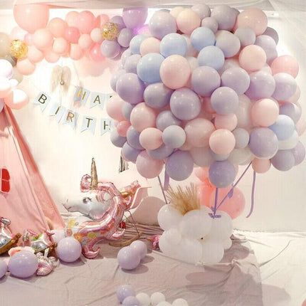 10Pcs Macaron 25cm/10 Inch Large Latex Balloons Party Wedding Birthday Decor AU - Aimall