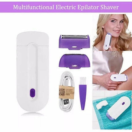 HOT SALE Silky Smooth Hair Eraser Painless Hair Remover Tool 2022 AU Stock Xmas - Aimall