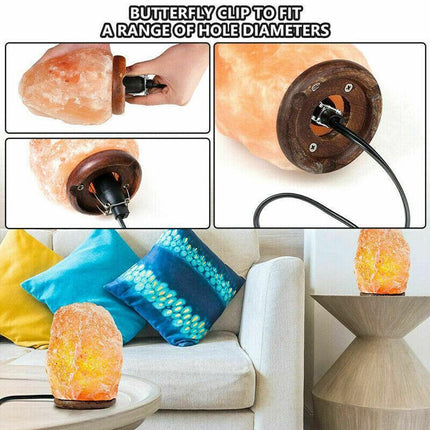 Himalayan Salt Lamp Dimmer Power Cord 1.8m Cable with FREE E14 15W Dimmable Bulb - Aimall