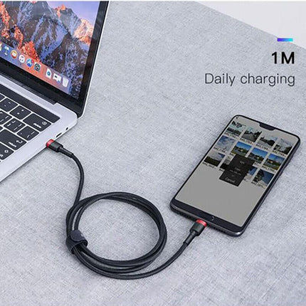 Baseus 60W 100W USB C to Type C Charger Cable PD Fast Charge Lead For Samsung AU - Aimall
