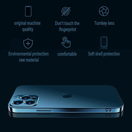 For iPhone 13 12 11 Pro Max Case Thin Matte Ultra Slim Shockproof Clear Cover AU - Aimall
