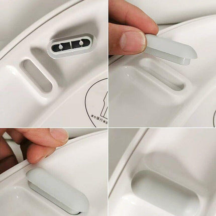 6PCS Toilet Seat Buffers Bumpers Replacement Pads Grey Stop Bumper Accessories - Aimall
