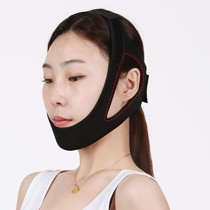 New Stop Snoring Chin Strap Anti Snore Sleep Apnea Belt Device Solutions Jaw OZ - Aimall