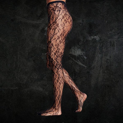 Sexy Pantyhose Stockings Fishnet Floral Lace Pattern Fashion Tights Black Au Aimall