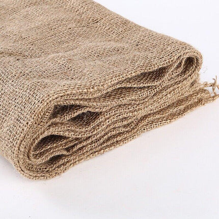 Sand Bag Flood Protection 84x36cm pk25 Control Hessian Sandbags With Tie - Aimall