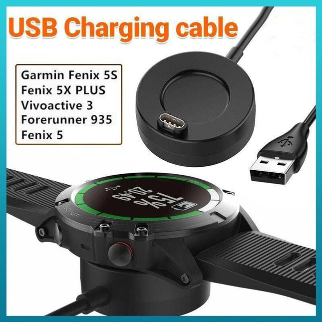 For Garmin Instinct Tactical Venu 2 2s Fenix 7 5 6 6x USB Charger Charging Cable - Aimall