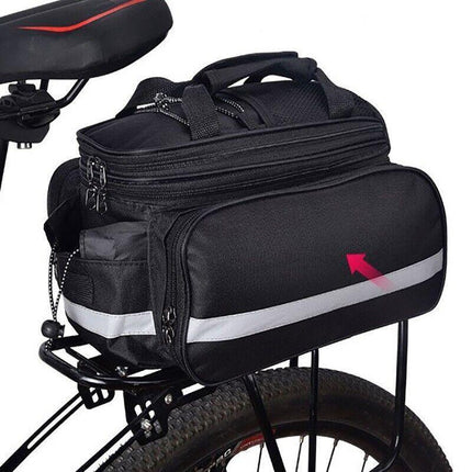 MTB Cycling Bicycle Bike Bag Rack Back Rear Seat Tail Carrier Trunk Pannier AU - Aimall