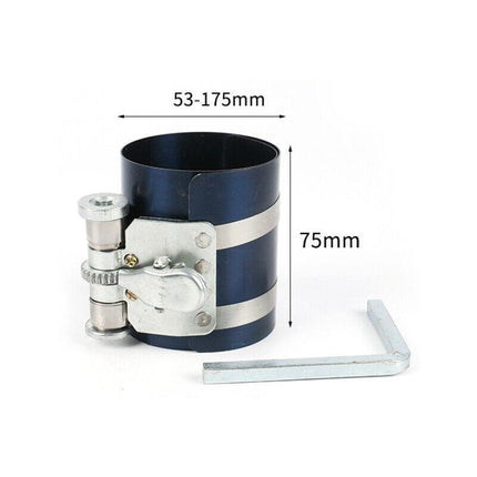 Piston Ring Compressor 53-175MM Ratchet Car Auto Engine Installer Pliers Set AU - Aimall