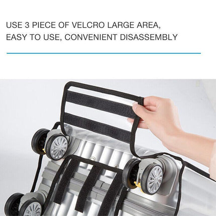 Transparent Waterproof PVC Travel Luggage Protector Suitcase Cover 20"-30" AU - Aimall