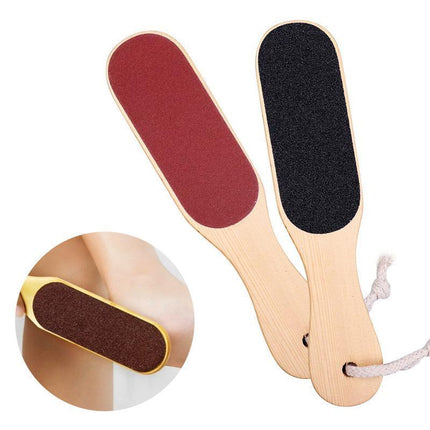 Foot File Pedicure Wood Double Sided Rasp Dead Skin Callus Remover Sanding Tools - Aimall