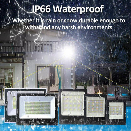 LED Flood Light 50W-300W Outdoor Floodlights Lamp 220VCool Warm White IP66 AU - Aimall